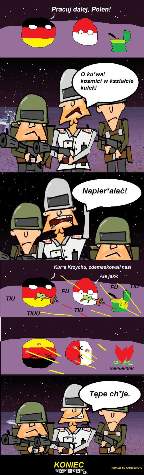 Kapitan Bomba vs Polandball